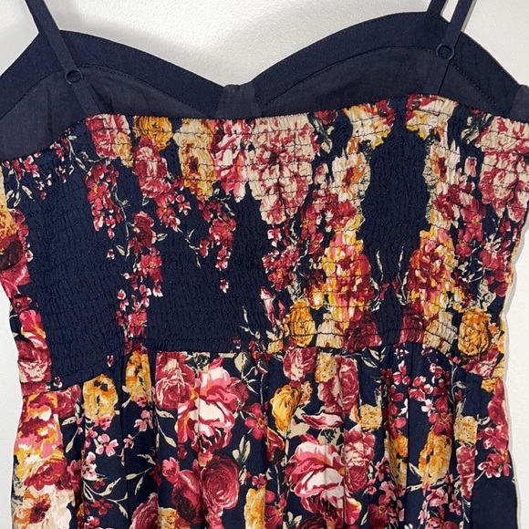 Band of Gypsies Blue Floral Jumpsuit Small - Picture 7 of 7